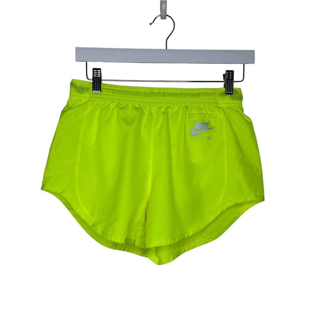 Nike Running Shorts Small Neon Yellow Volt Air Dri-FIT Athletic Gym Active